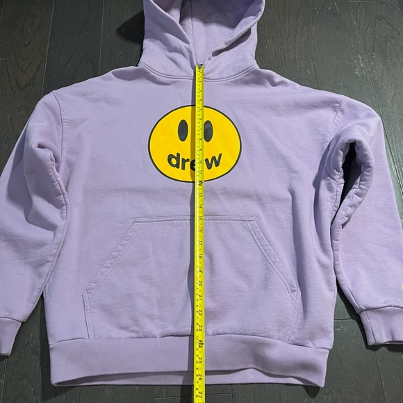 Drew House Lavender Mascot Oversized Hoodie Heavy Fleece XS Lavender purple - Picture 3 of 9